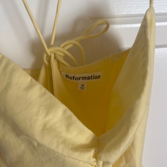 Vintage yellow midi dress - Picture 4 of 5